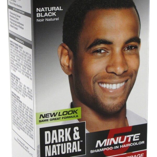 Dark & Natural Men’s Hair Color Natural Black (2 Pack)