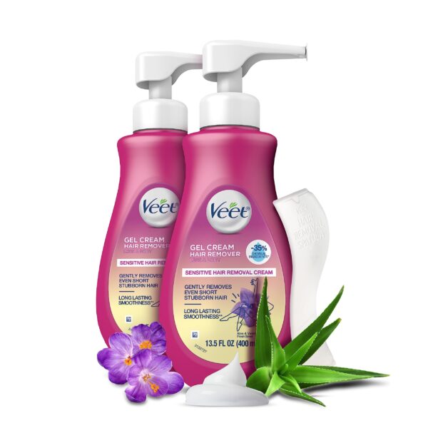 Veet Hair Removal Cream Sensitive Skin (13.5 oz, 2 Pack)
