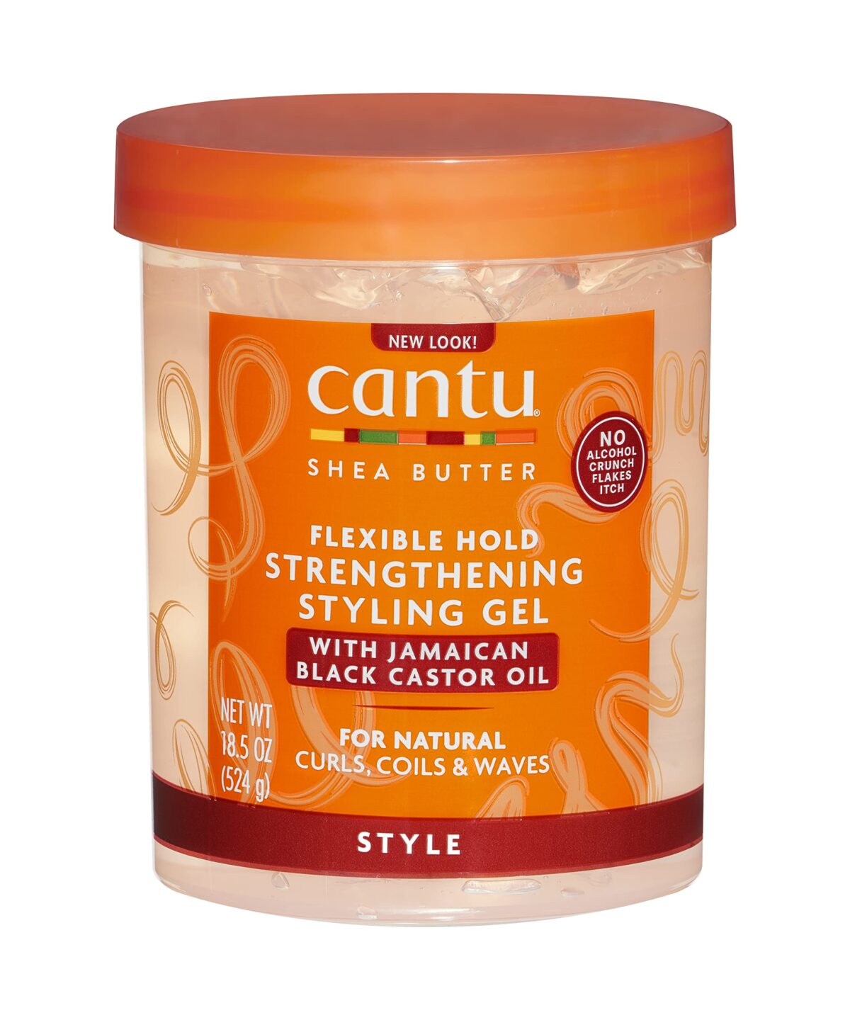 Cantu Styling Gel Shea Butter + Castor Oil (18.5 oz) - Image 1
