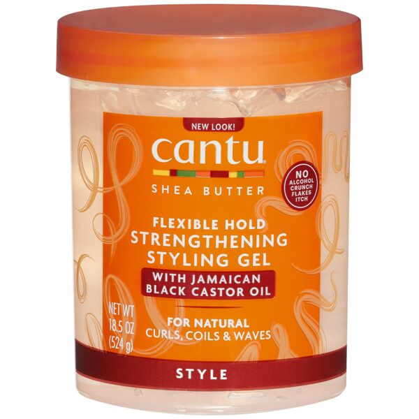 Cantu Styling Gel Shea Butter + Castor Oil (18.5 oz)