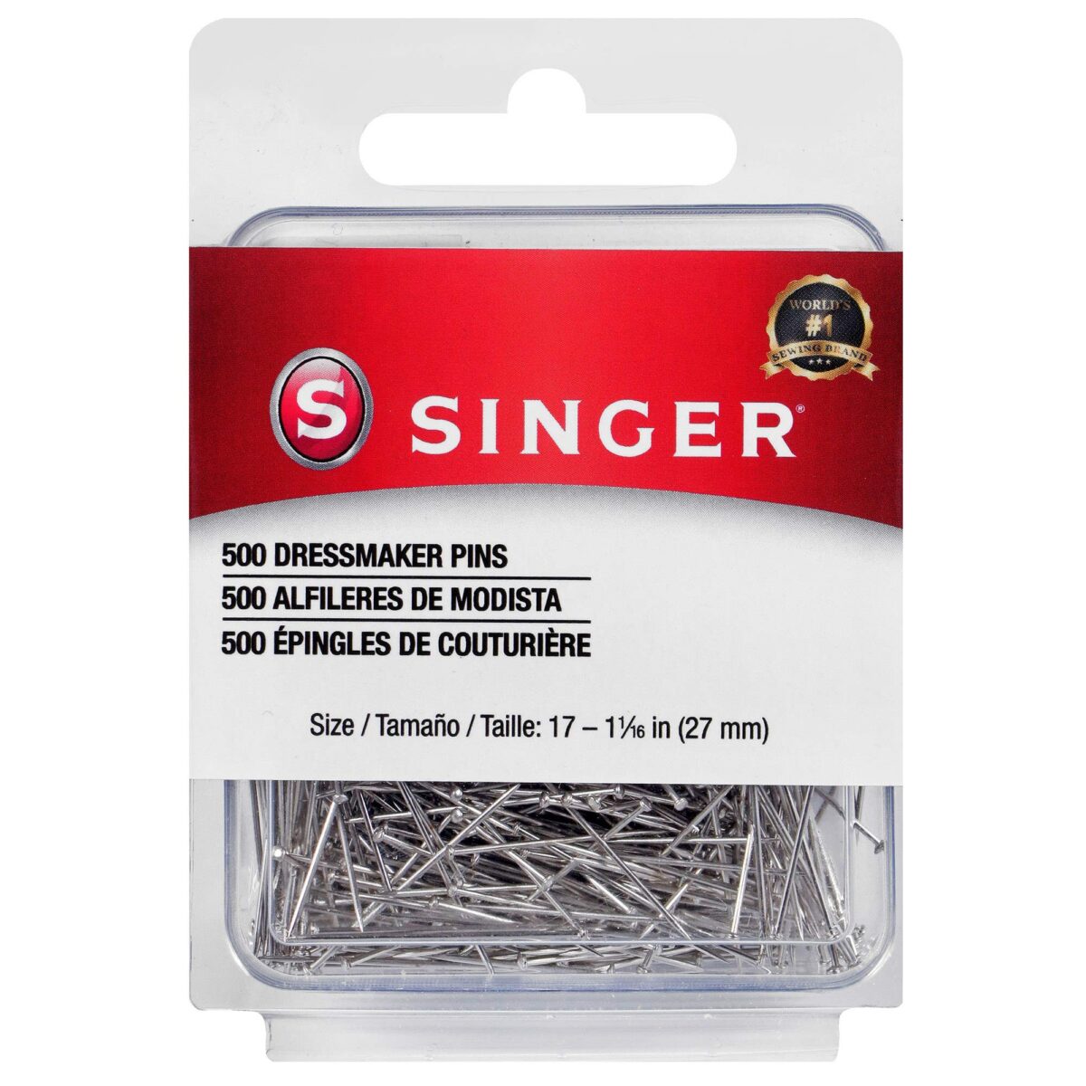 Singer Dressmaker Pins (500 Count) - Image 1