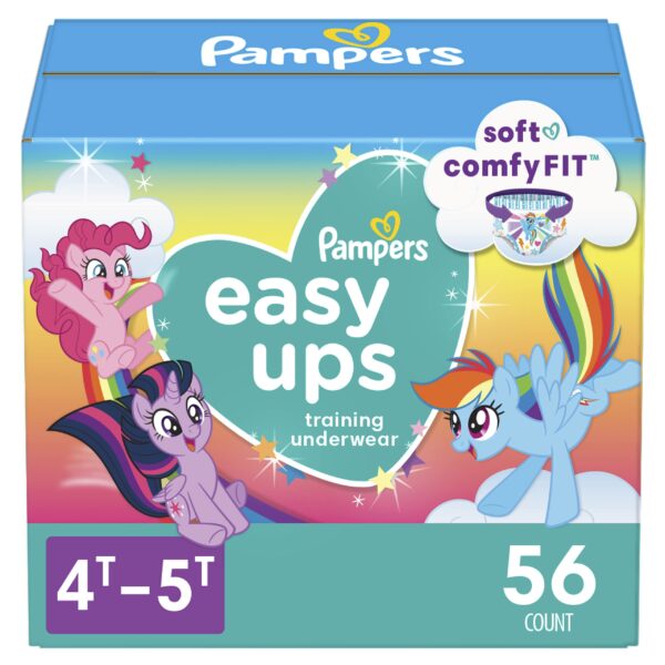 Pampers Easy Ups Training Pants Size 4T-5T (56 Count)