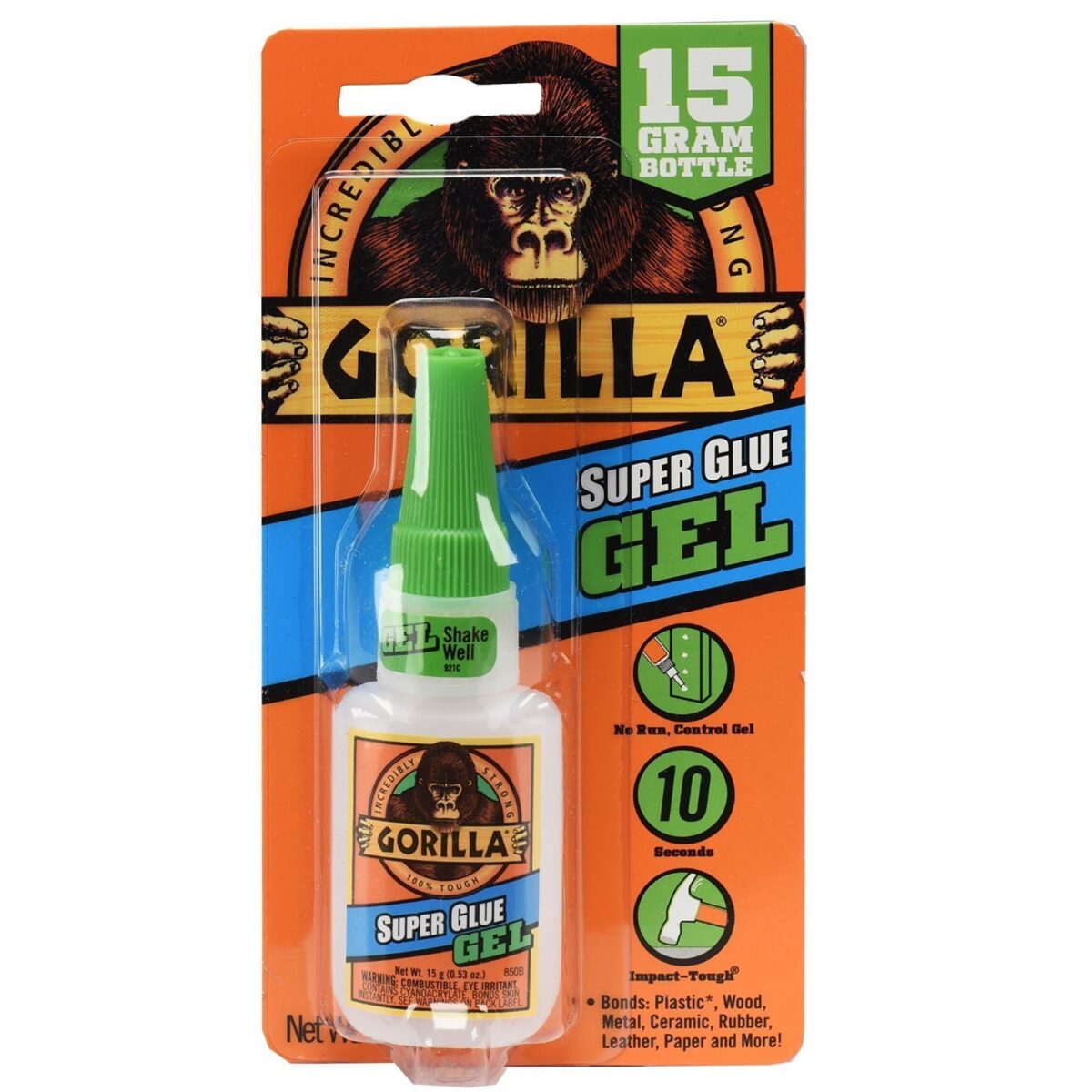 Gorilla Super Glue Gel (15 g, 24 pk) - Image 1