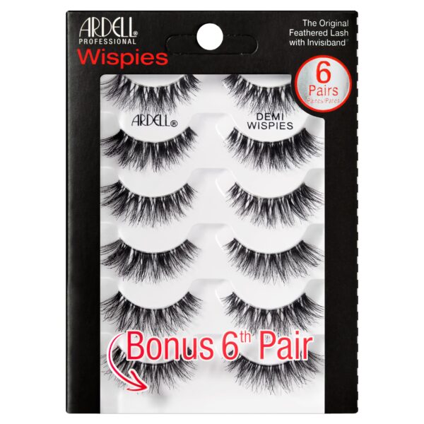 Ardell Demi Wispies False Eyelashes Black (6 Pairs)