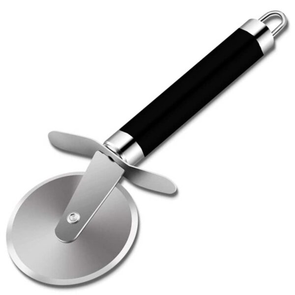 Stainless Steel Pizza Cutter with Soft Grip Handle/72pk