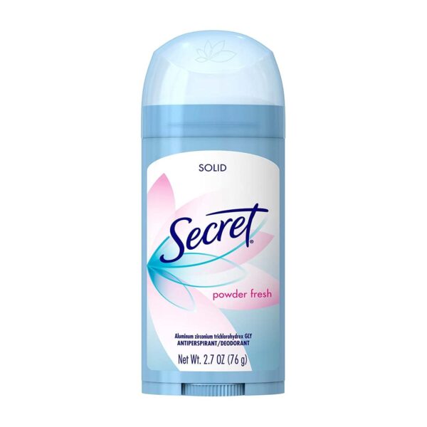 Secret Solid Antiperspirant Powder Fresh (2.7 oz, 8 Pack)/12pk