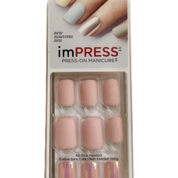 Impress Press-On Nails Matte Pink "Harlem Shake" (30 ct)/36pk