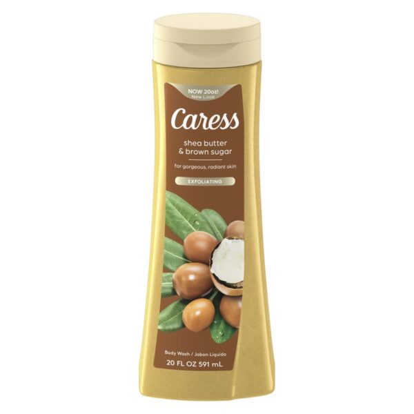 Caress Body Wash Shea Butter & Brown Sugar (20 oz)/4pk