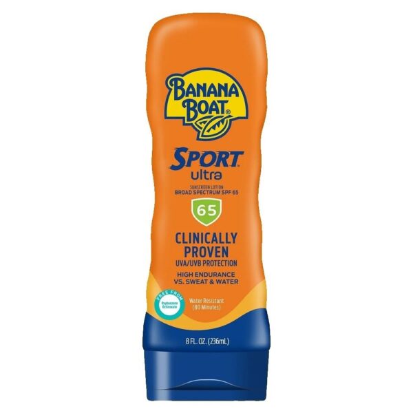 Banana Boat Sport Ultra Sunscreen Lotion SPF 65 (8 oz)/12pk
