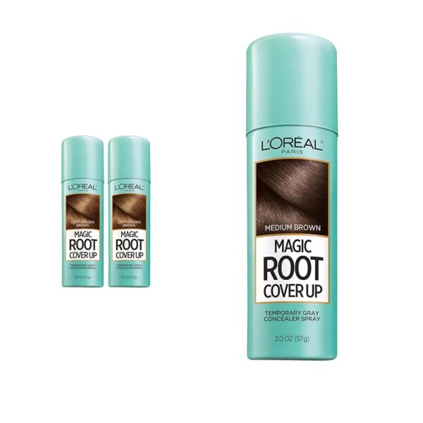 L'Oreal Root Cover Up Spray Light & Medium Brown (2 pk)/12pk