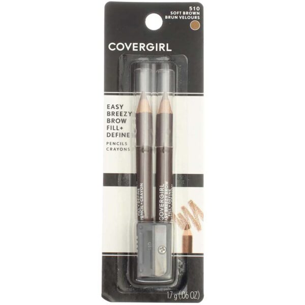 CoverGirl Brow & Eye Pencil Soft Brown (2 ct)/72pk