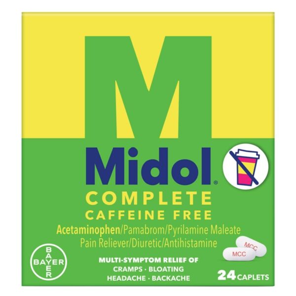 Midol Complete Caffeine Free Caplets (24 ct)/36pk