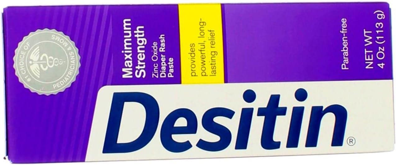 Version 1.0.0 Desitin Diaper Rash Paste (4 oz, Pack of 3)/36pk - Image 1