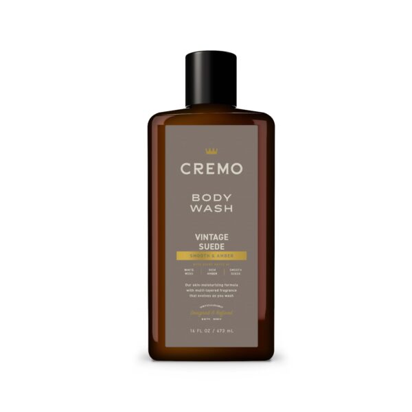 Cremo Body Wash Vintage Suede (16 oz)/12pk