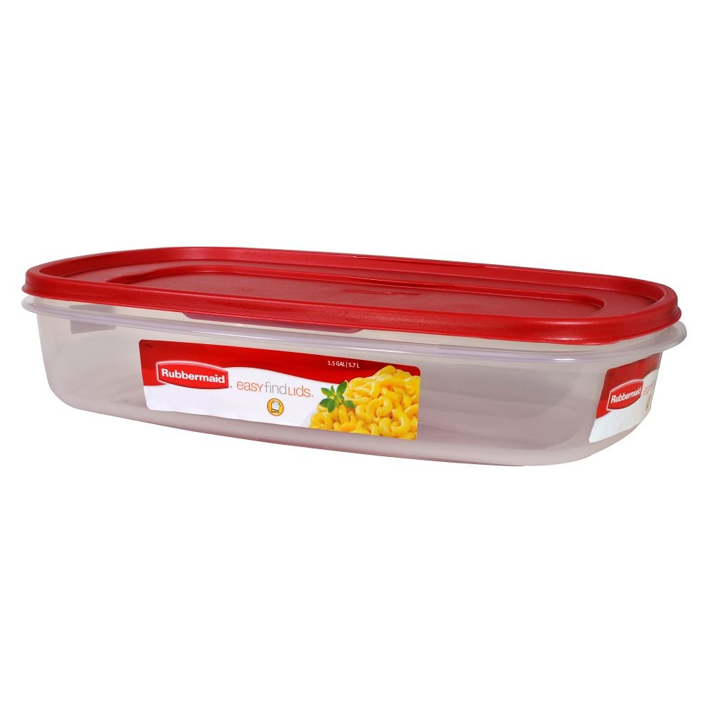 Version 1.0.0 Rubbermaid Easy Find Lid Food Container (24 cup)/2pk - Image 1