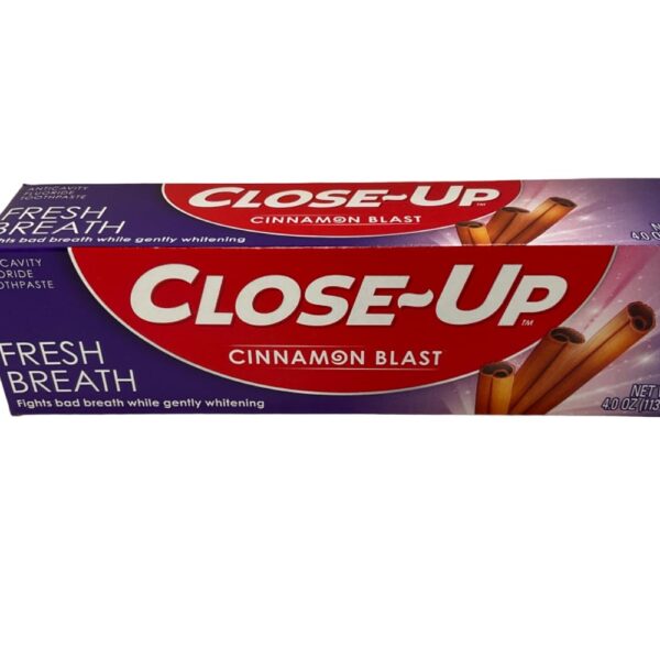 Close-Up Anti-Cavity Toothpaste, Cinnamon (4 oz, 2 Pack)/24pk