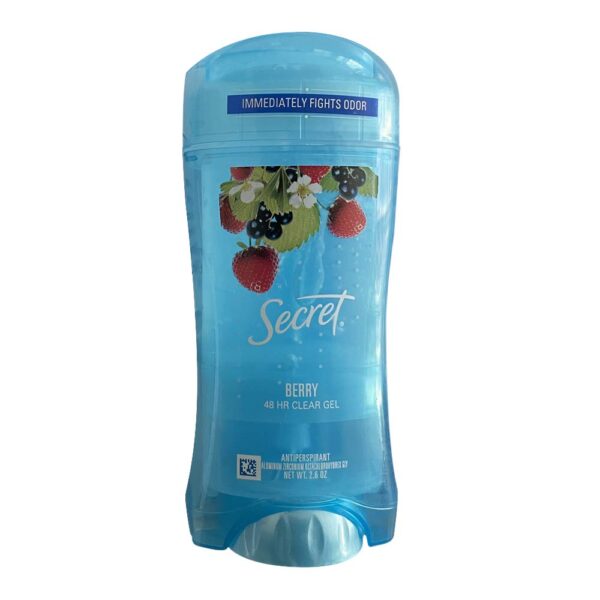 Secret Clear Gel Antiperspirant, Summerberry (2.6 oz, 6 Pack)/12pk