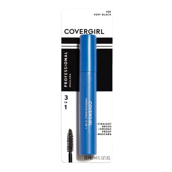 CoverGirl Professional 3-in-1 Mascara Very Black (0.30 oz, 8 Pack)/72pk