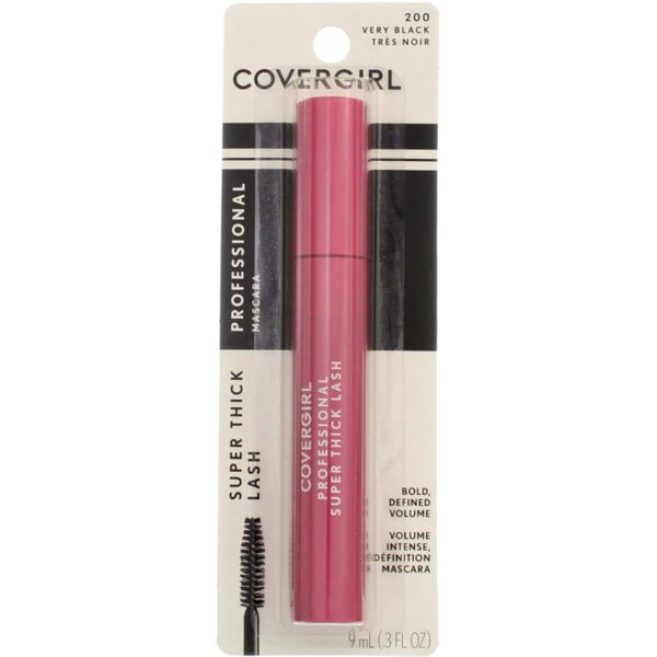 CoverGirl Super Thick Lash Mascara Very Black (0.30 oz, 5 Pack)/72pk