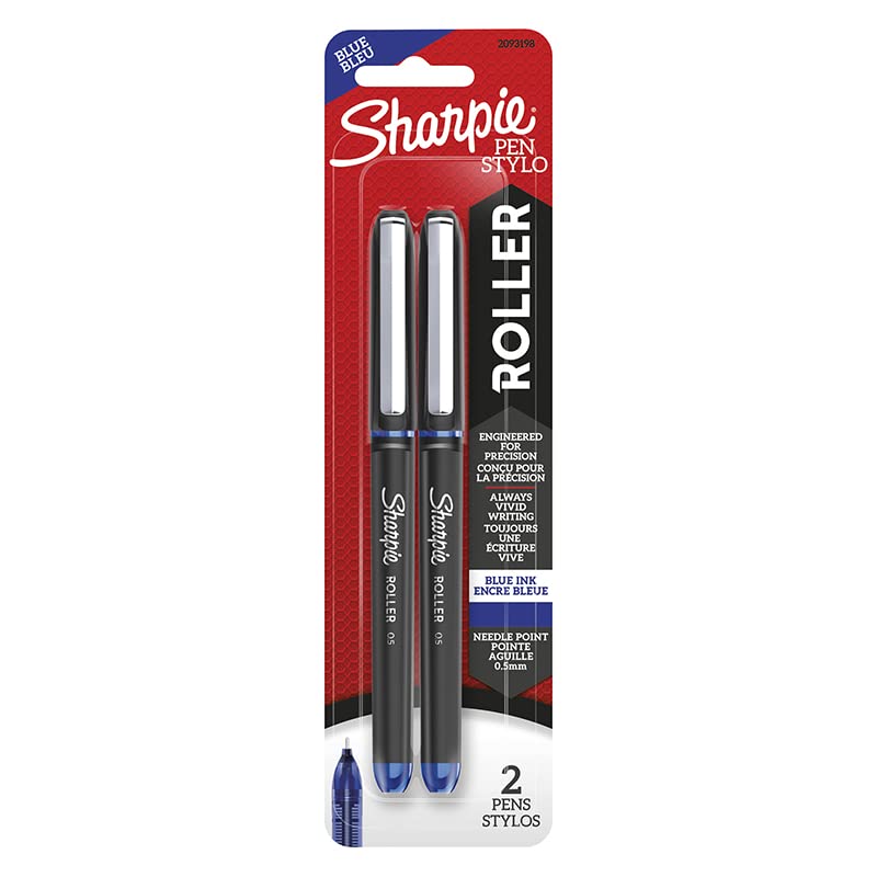 Version 1.0.0 Sharpie Rollerball Pen Blue (0.5 mm, 2 ct)/48pk - Image 1