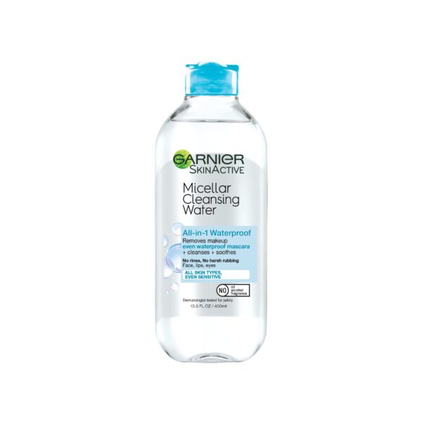 Garnier Micellar Water, Waterproof Makeup Cleanser (13.5 oz)/12pk
