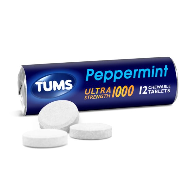 TUMS Ultra Strength Peppermint Antacid Rolls (12 ct)/288pk