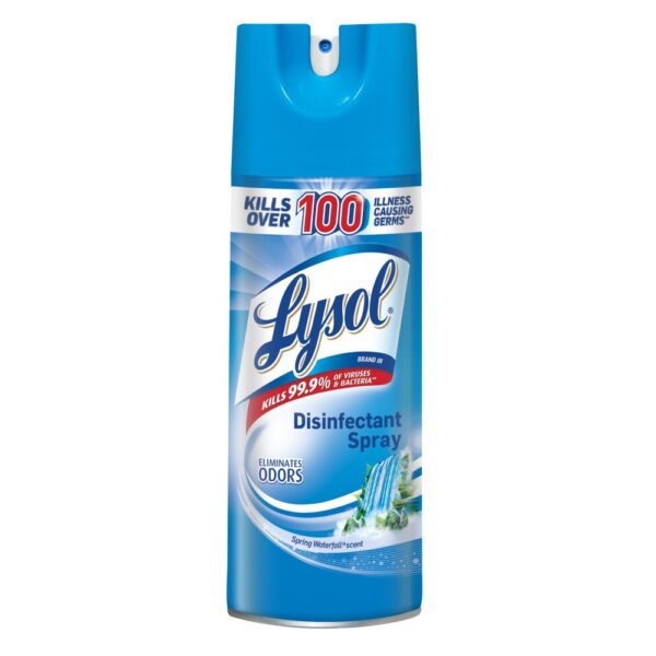 Lysol Disinfectant Spray Spring Waterfall (12.5 oz, 12 Pack)/12pk