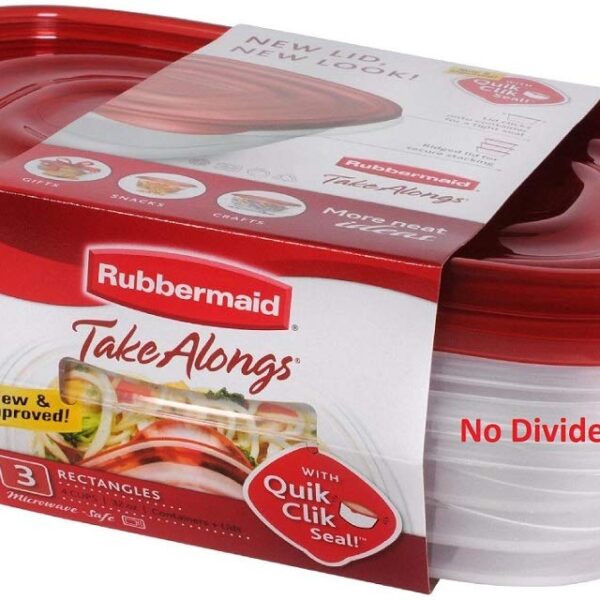 Rubbermaid Take Alongs Rectangle Containers (3 Count)/8pk