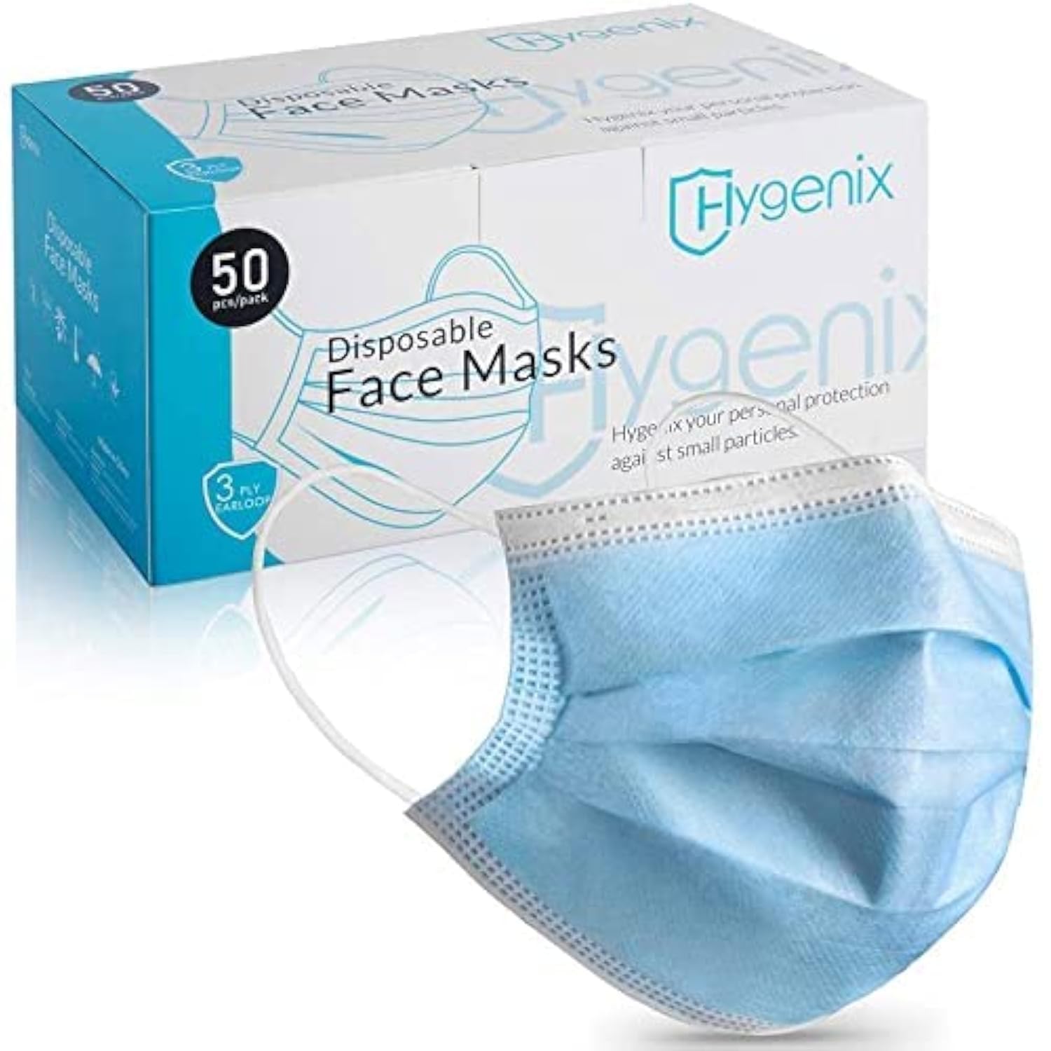 Version 1.0.0 Hygenix Medical Face Masks Level 3 (50 Pack)/80pk - Image 1