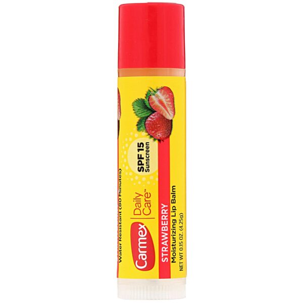 Carmex Daily Care Lip Balm Strawberry SPF 15 (0.15 oz)/144pk