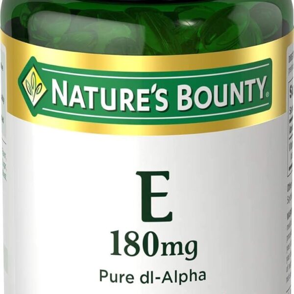 Nature's Bounty Vitamin E Softgels (400 IU, 120 Count, 2 Pack)/24pk