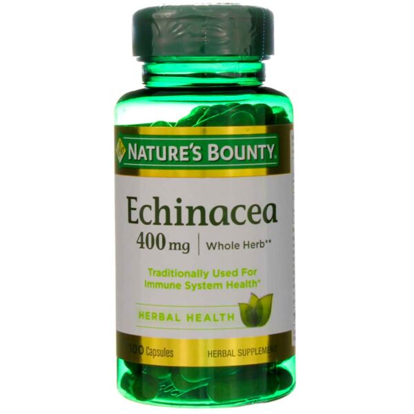 Nature's Bounty Echinacea 400mg Capsules (100 ct, 2 pk)/24pk