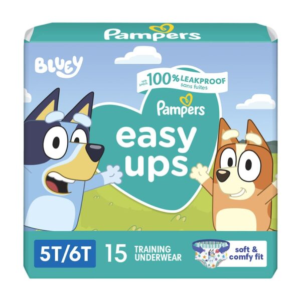 Pampers Easy Ups Training Pants Size 5T–6T (15 ct)/4pk