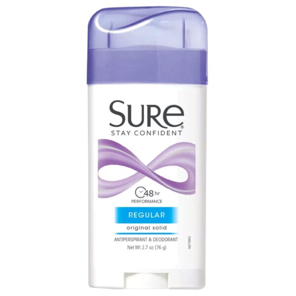 Sure Solid Deodorant Regular Scent (2.7 oz)/12pk