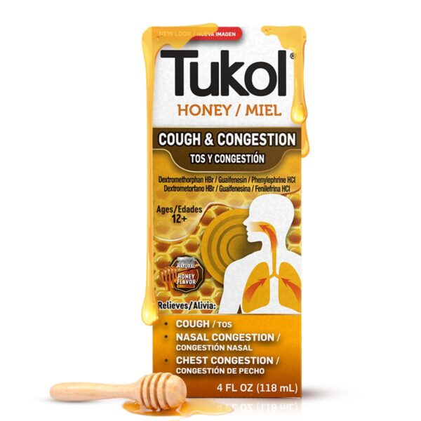 Tukol X-Pecto Honey Cough Syrup (4 oz)/12pk