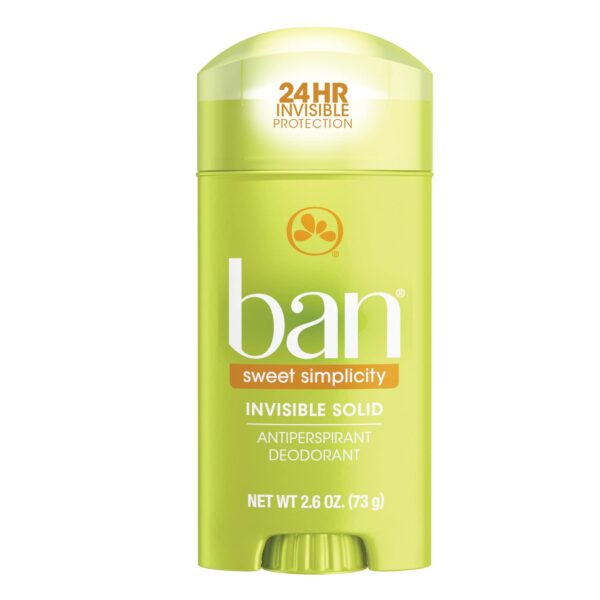 Ban Deodorant Sweet Simplicity (2.6 oz, Pack of 2)/12pk