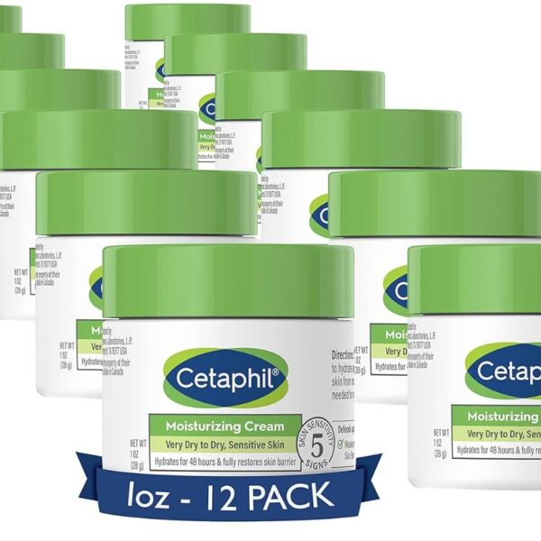Cetaphil Moisturizing Cream Dry to Very Dry Skin (1 oz, 12-pack)/144pk