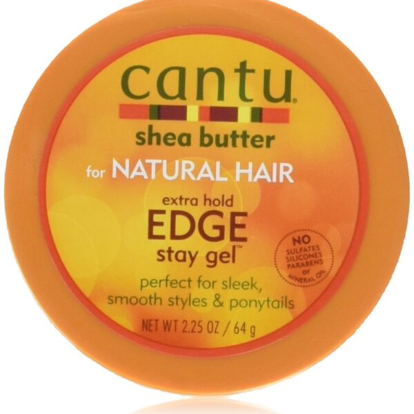 Cantu Extra Hold Edge Stay Gel (2.25 oz)/12pk