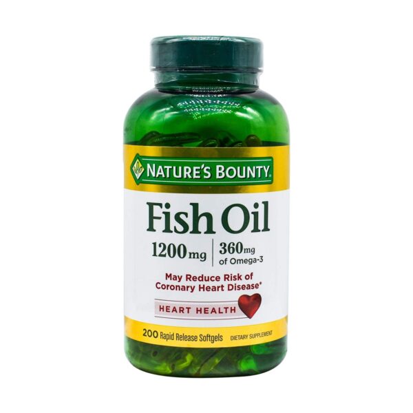 Nature's Bounty Fish Oil 1200 mg (200 Softgels)/12pk