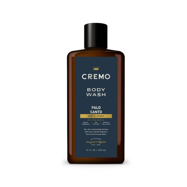 Cremo Body Wash Men Palo Santo (16 oz)/12pk
