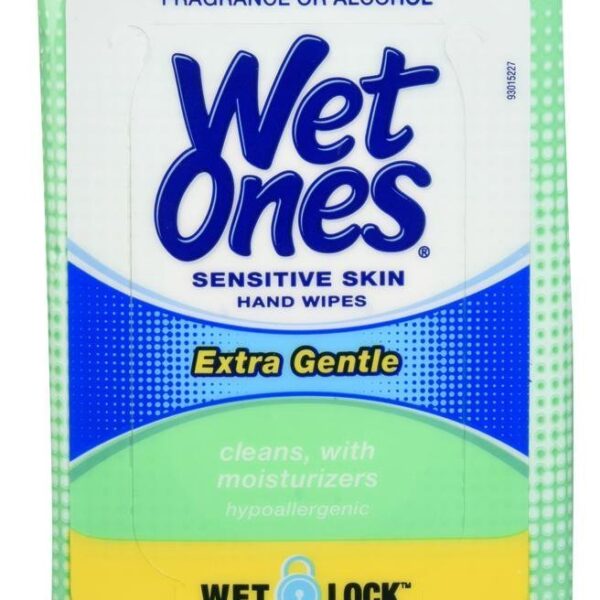 Wet Ones Hand Wipes, Sensitive Skin (20 Count)/10pk