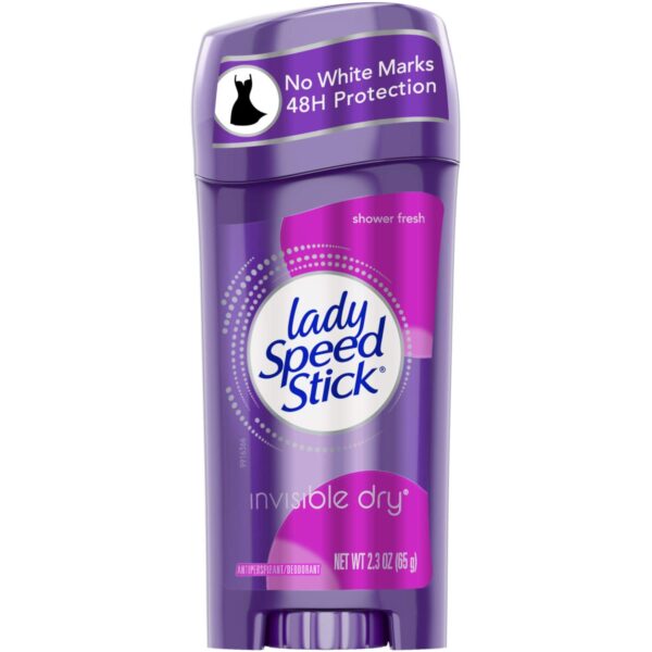 Lady Speed Stick Invisible Dry Shower Fresh (2.3 oz, 4 Pack)/12pk