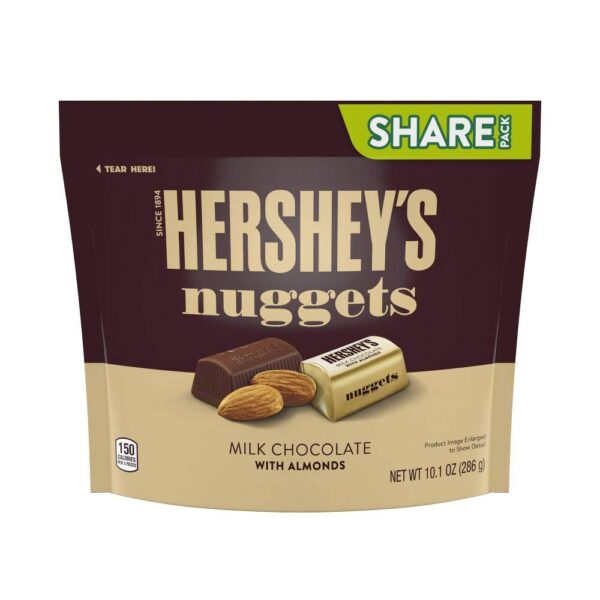 Hershey's Nuggets with Almonds (10.1 oz, 2 Pack)/8pk