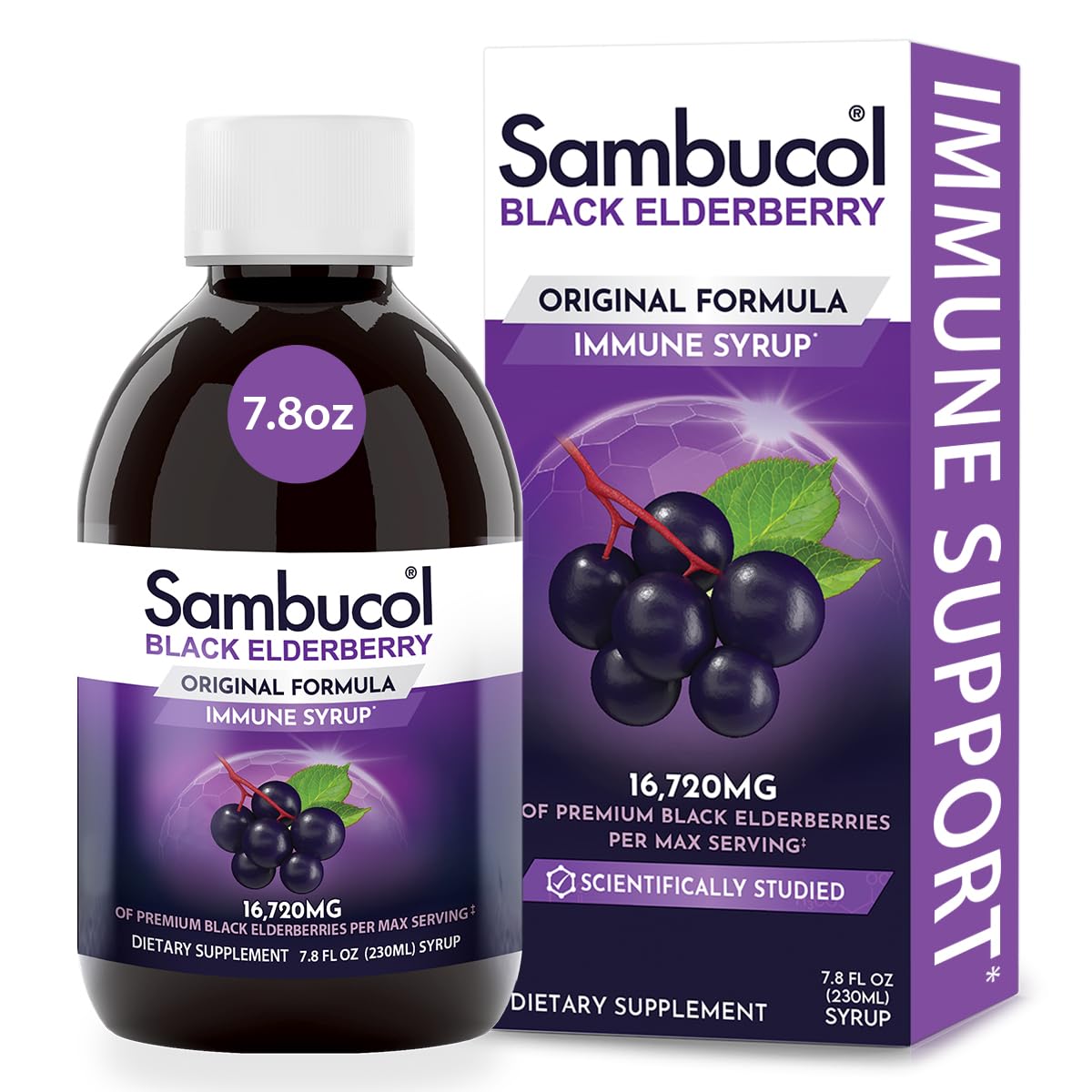 Version 1.0.0 Sambucol Elderberry Syrup (7.8 oz)/24pk - Image 1
