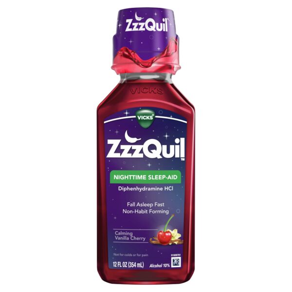 ZzzQuil Calming Vanilla Cherry (12 oz, 2 Pack)/12pk