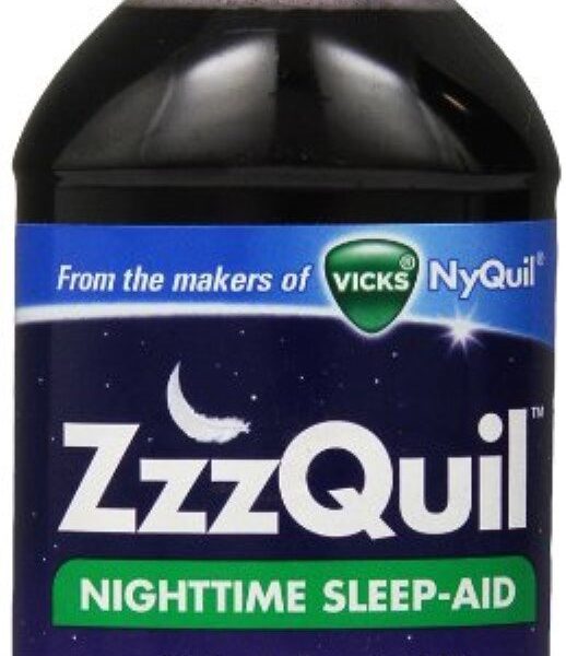 ZzzQuil Nighttime Sleep-Aid Liquid Warming Berry (12 oz, 9 Pack)/12pk