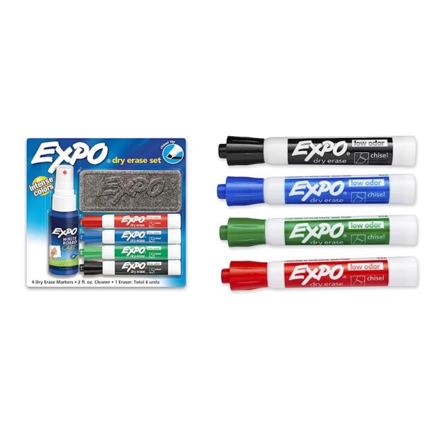 EXPO Dry Erase Marker Starter Set + 4-Count Set/12pk