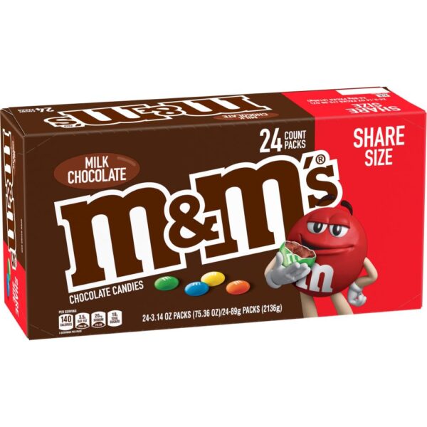 M&M's Candy (3.14 oz)/12pk