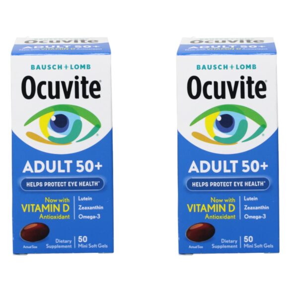 Ocuvite Eye Vitamin Adults 50+ Softgels (50 ct, 2 pk)/24pk
