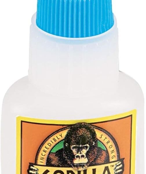 Gorilla Super Glue, Clear (15 g, 5 Pack)/6pk